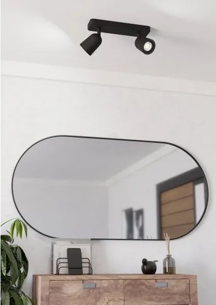 Eglo 901953 - Spot CAMALDOLI 2xGU10/10W/230V negru