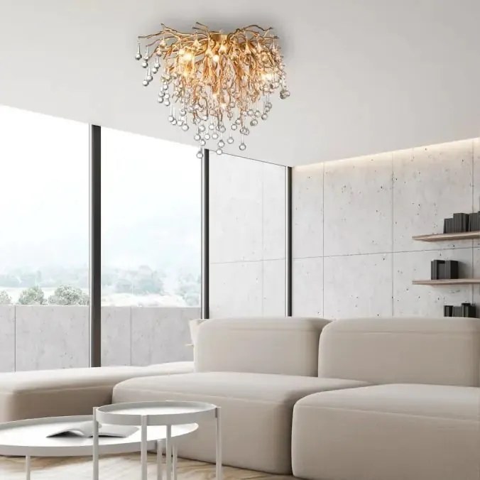 Lustra aplicata design magnific ICICLE alama antic, D-50cm