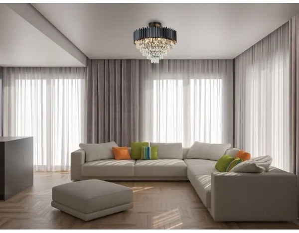 Brilagi - Lustru aplicat CARLOS 9xE14/40W/230V Ø 60 cm