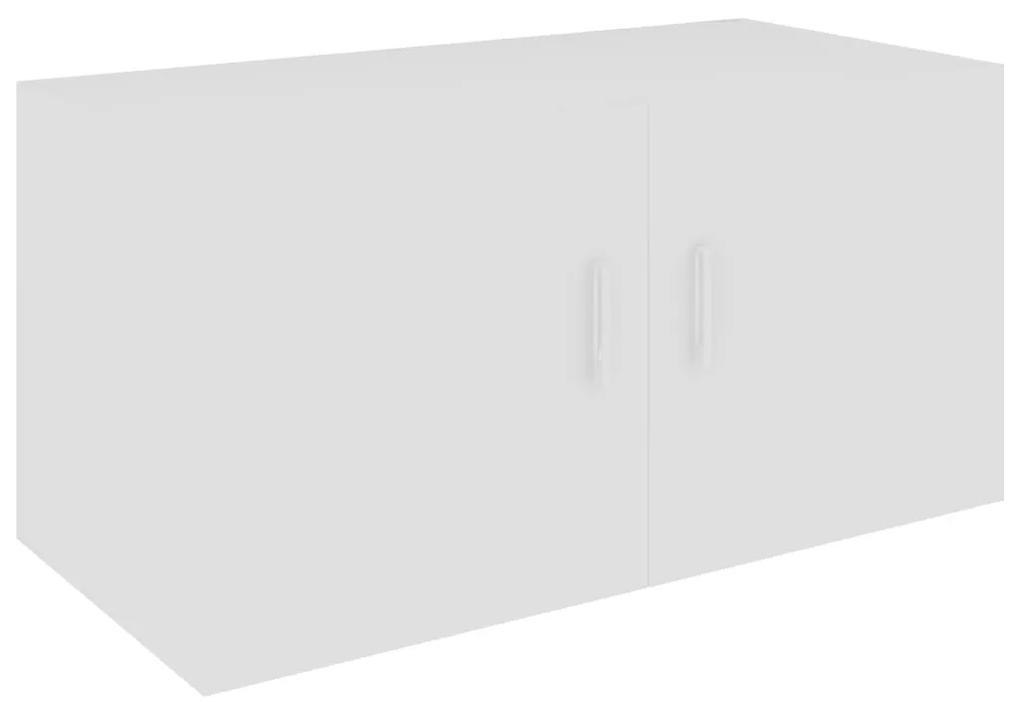 802795 vidaXL Dulap montat pe perete, alb, 80x39x40 cm, lemn prelucrat