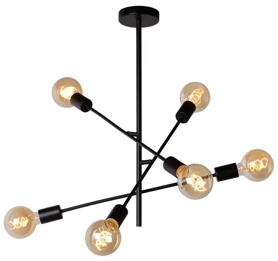 Lustră pe tijă LESTER 6xE27/40W/230V Lucide 21119/06/30