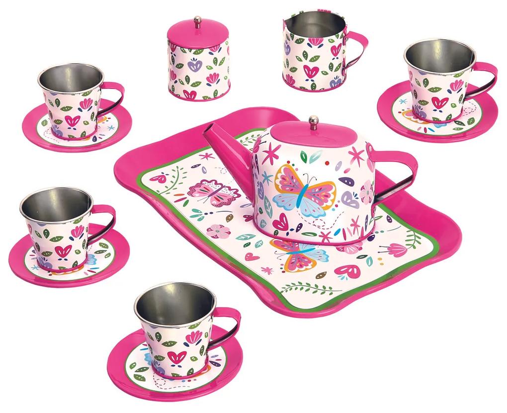 Set de ceai pentru copii Bino - roz