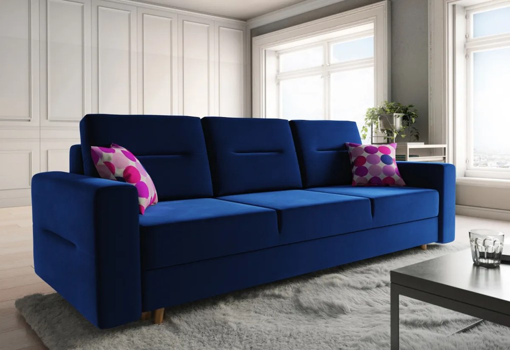 Supermobel Canapea extensibilă tapițată BERGEN, 230x87x87, itaka 16