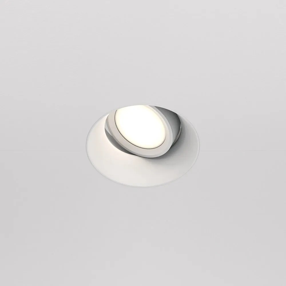 Spot incastrabil design tehnic Dot alb