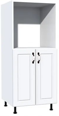 Soldat 60 cu 2 usi cu spatiu cuptor Zebra MDF alb drept
