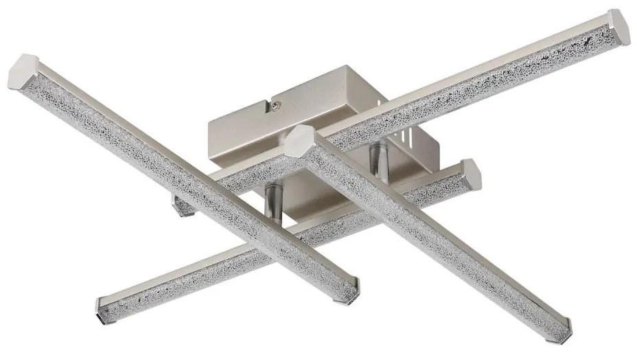 Plafonieră LED Globo 67346-24 KIRINA LED/24W/230V 4000K crom mat