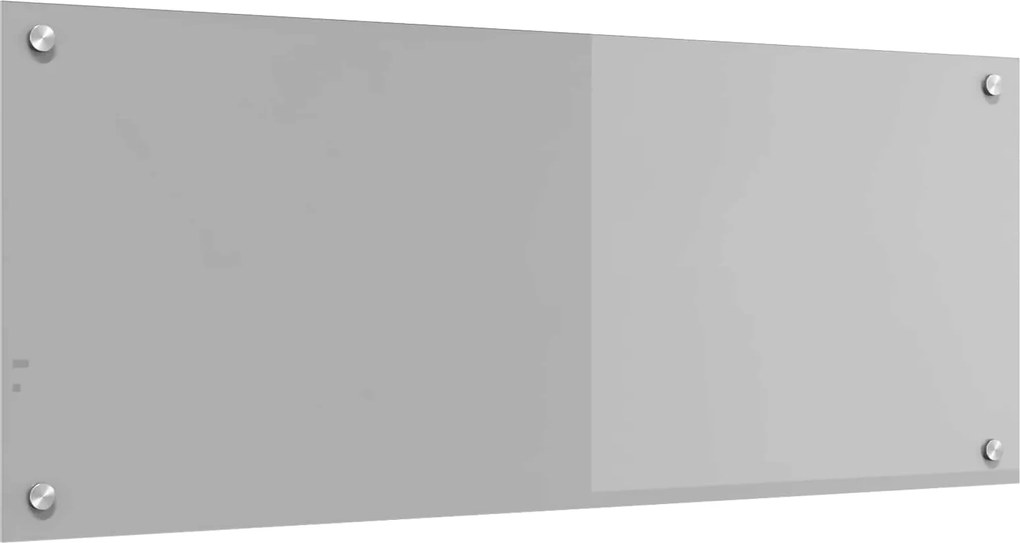 vidaXL Panou de bucătărie Gri deschis 100 x 40 cm sticlă securizată