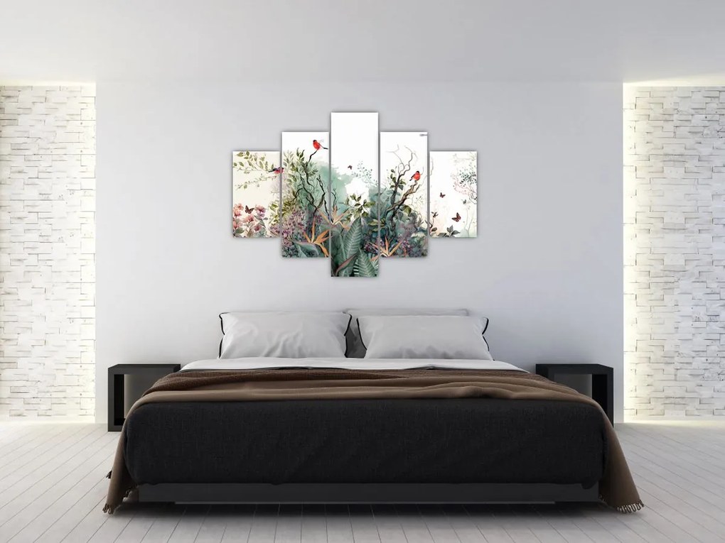 Tablou - Peisaj natural, acvariu (150x105 cm)