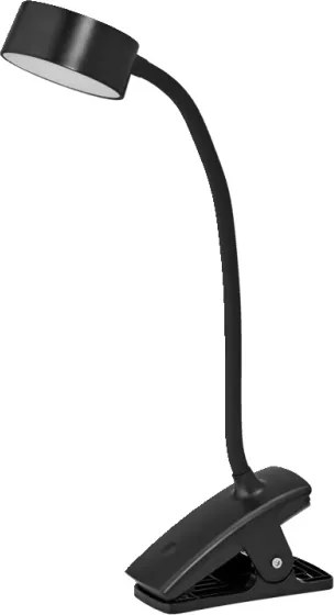 Osram - Lampă de birou LED reglabilă cu clemă OFFICE LINE LED/4,8W/230V neagră