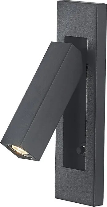 Aplica incastrabila cu spot directionabil GOKOVA negru