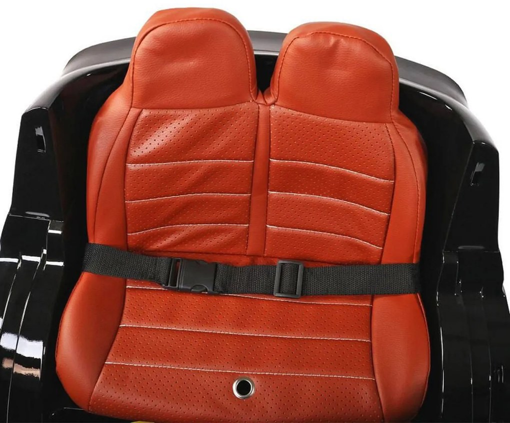 Masinuta Electrica cu Roti din Cauciuc NOVOKIDS™, Display LCD cu Redare MP4 Desene sau Muzica, Scaun de Piele, Model Offroad, Baterie Performanta