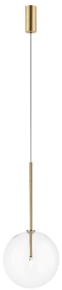 Zuma Line P0606-01B-2GAC - Lustră suspendată pe cablu MILAN 1xG4/2W/230V, auriu