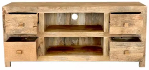 Comodă de televizor HINA 60x140 cm lemn masiv/manghier