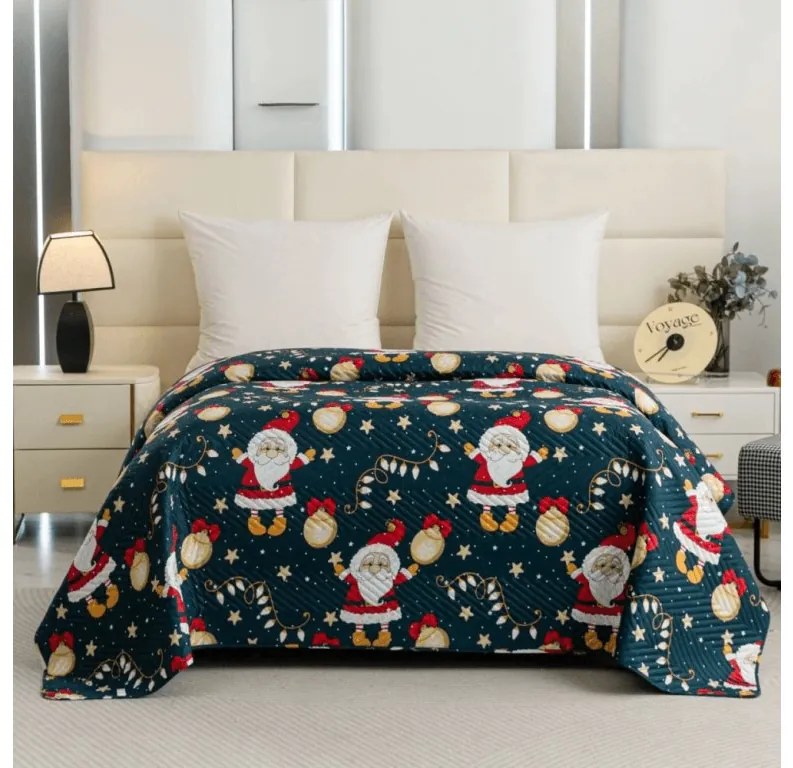 Cuvertura de pat SANTA, albastru Dimensiune: 200 x 220 cm