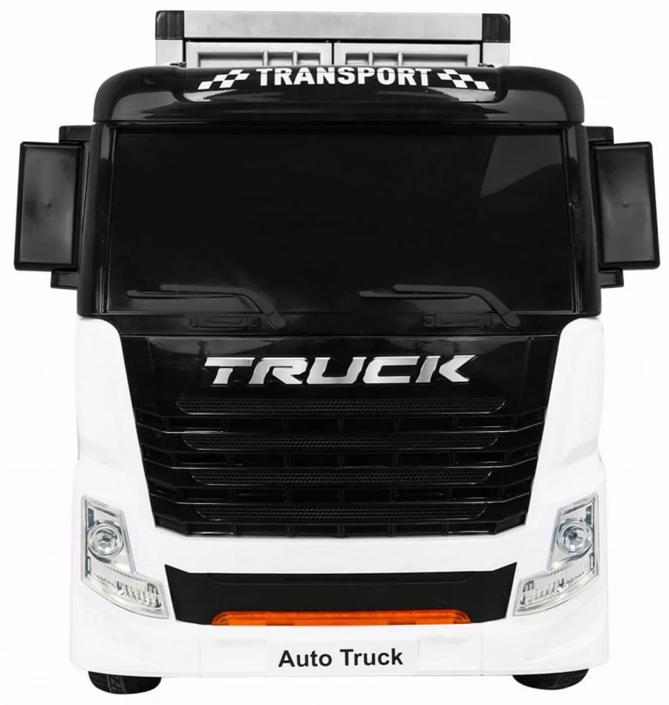 Camion Electric cu acumulator pentru copii NOVOKIDS™ Super Truck , Roti din Cauciuc EVA, Max 35 kg , Usi cu deschidere , Baterie12V, 2 Viteze,