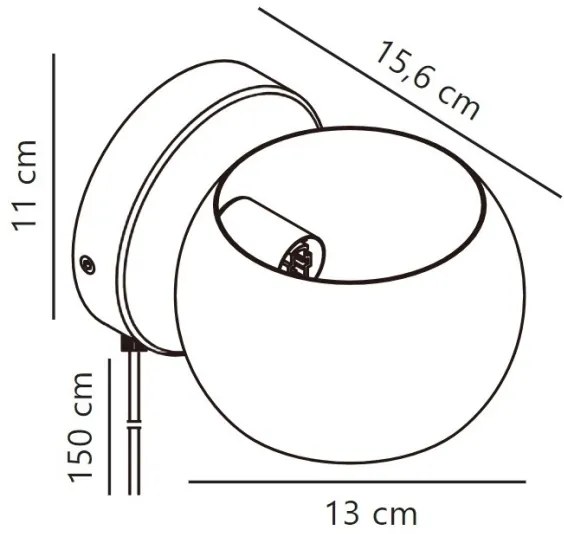 Spot de perete Nordlux BELIR 1xG9/5W/230V verde