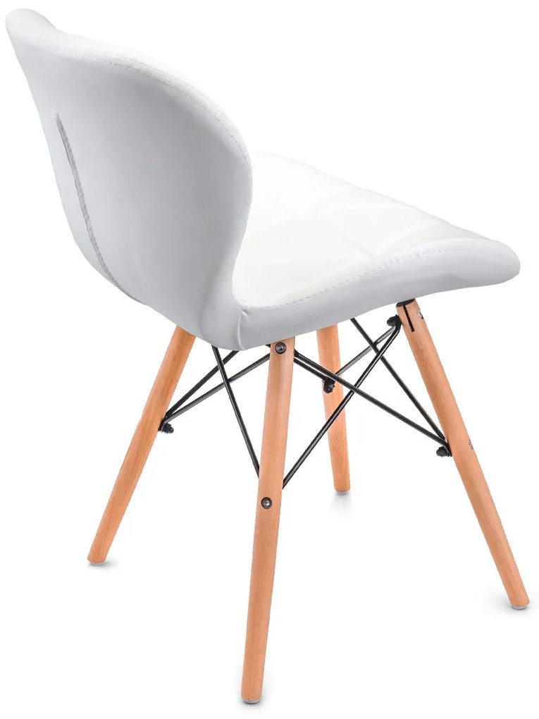 Scaune de sufragerie 4buc din piele, Diamond