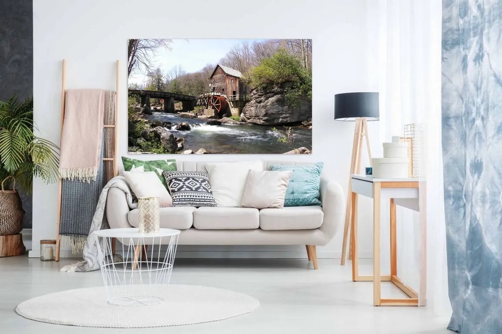 Tablou canvas moara de apa - 120x80cm