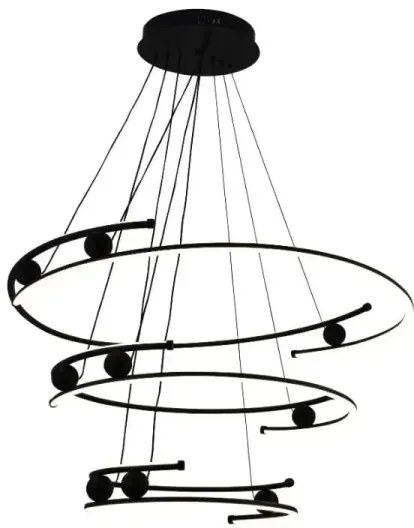 Lustră LED dimabilă pe cablu LED/170W/230V 3000-6500K + telecomandă