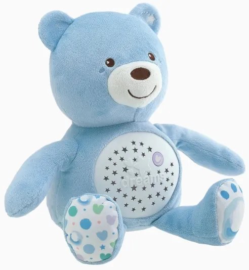 Proiector cu sunete BABY BEAR 3xAAA albastru Chicco