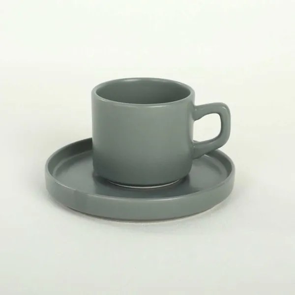 Set de veselă 20 piese, multicolor, din ceramică stoneware