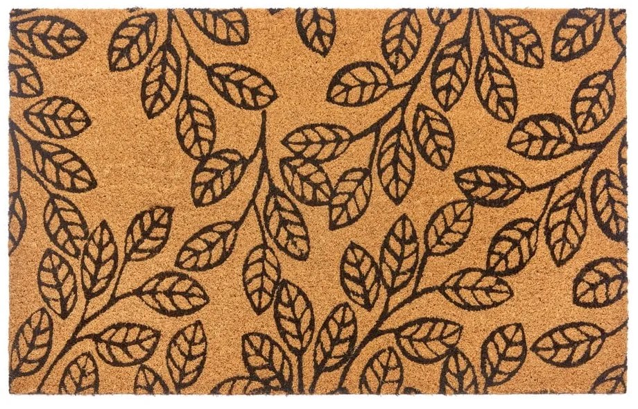Covoraș de intrare din fibre de cocos 75x45 cm Leafs - Hanse Home