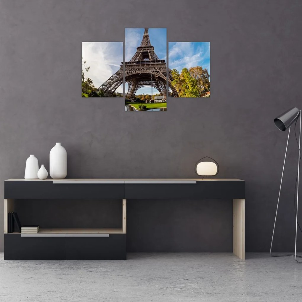Tablou - Turnul Eiffel colorat (90x60 cm)
