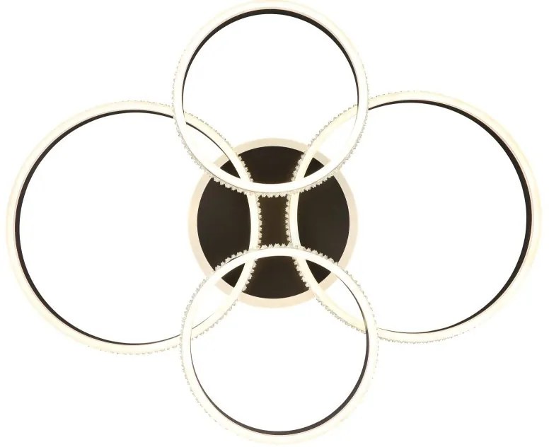 Plafoniera LED cu telecomanda design modern Grouni 85x68,5cm