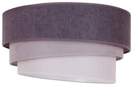 Duolla - Plafonieră TRIO 1xE27/15W/230V d. 45 cm antracit/gri/alb