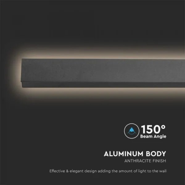 Aplică LED de exterior LED/23W/230V 4000K IP65 antracit
