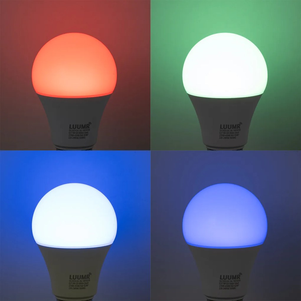 Bec LED E27 reglabil A60 Opal 9W 806lm 2700-6500K