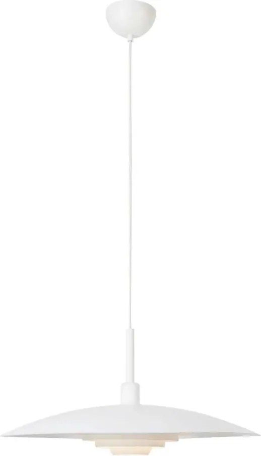 Markslöjd 108876 - Lustru suspendat pe cablu PINY 1xE27/60W/230V Ø 57 cm alb