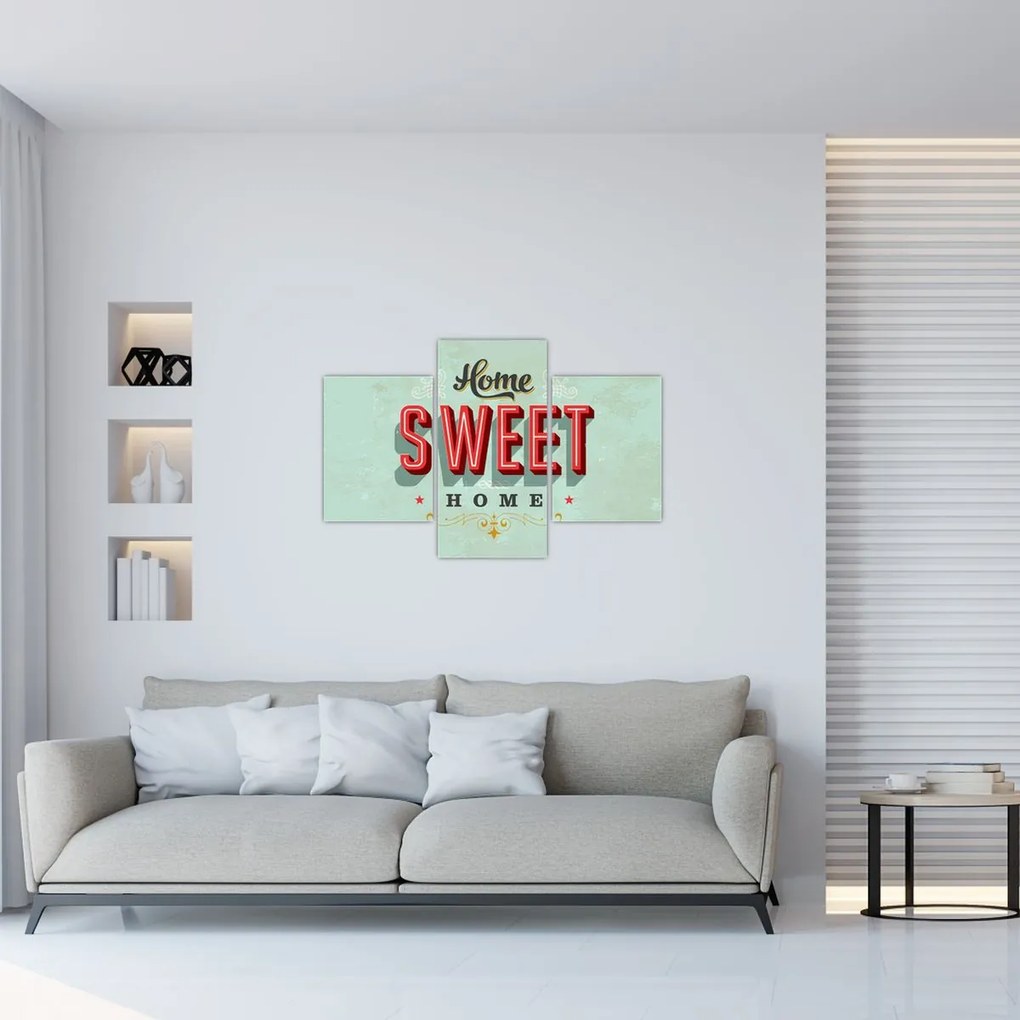 Tablou - Home sweet home (90x60 cm)