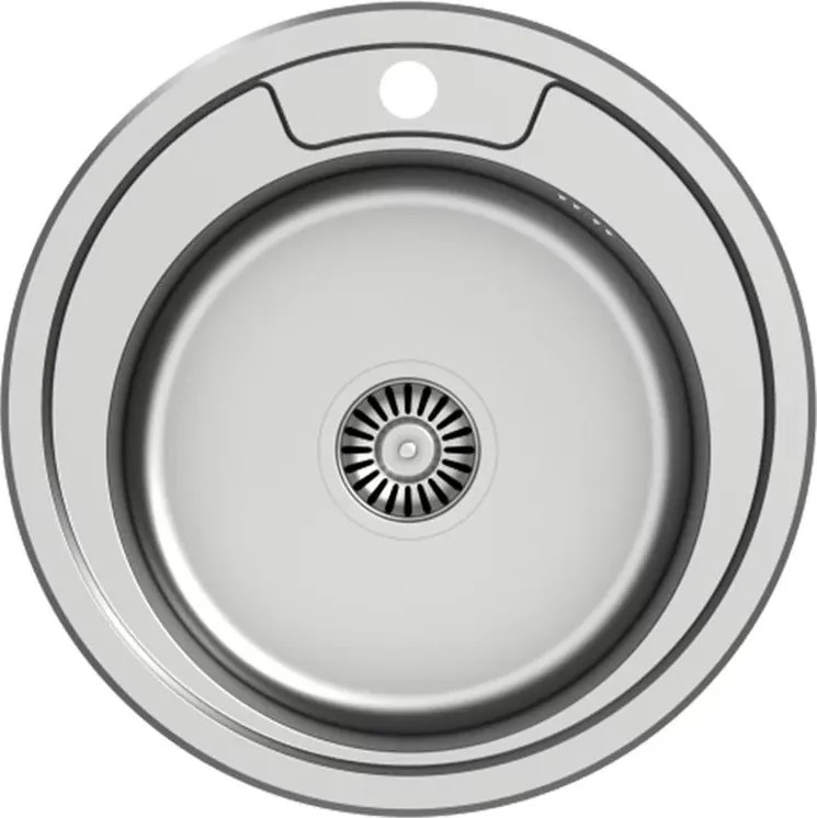 Chiuveta inox incastrata Quadron Pop Hugo 210 inox satinat 49 cm