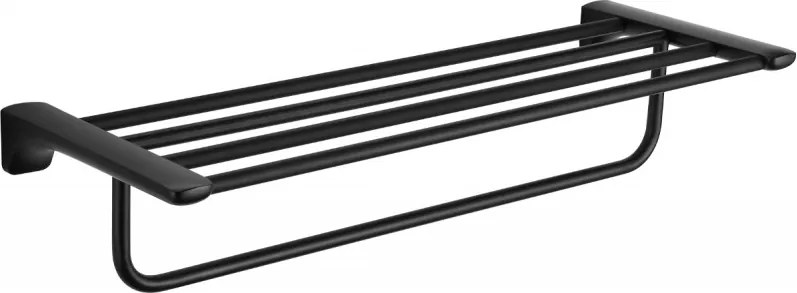 Mexen Lea raft pentru prosoape, negru - 7026020-70