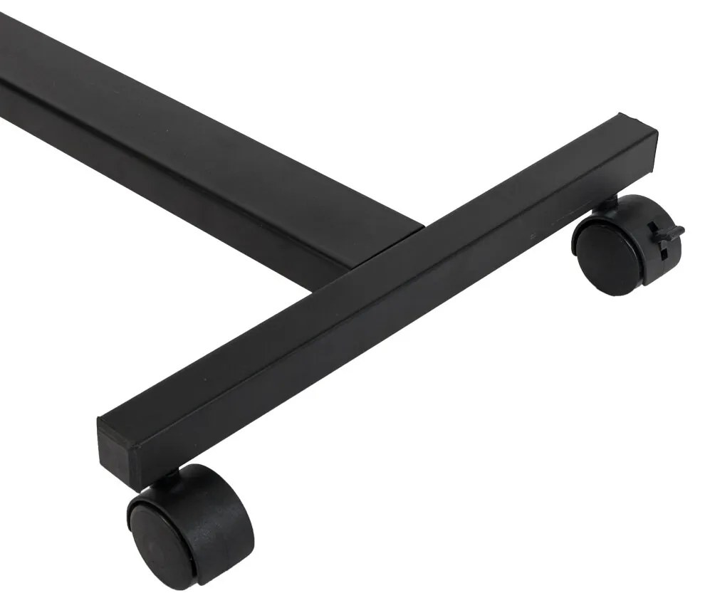 Masa laptop Mala, negru, 58x35x73.5-90 cm