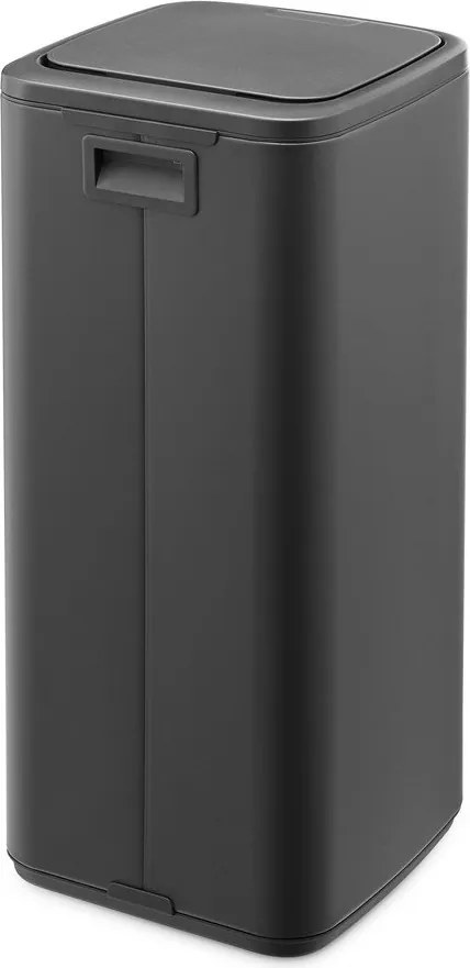 Coș de gunoi gri închis cu senzori de atingere din oțel 30 l Bo Touch – Brabantia