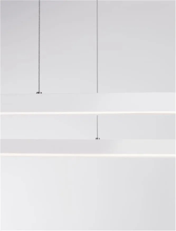 Lustra LED suspendata design modern QUERALT alba