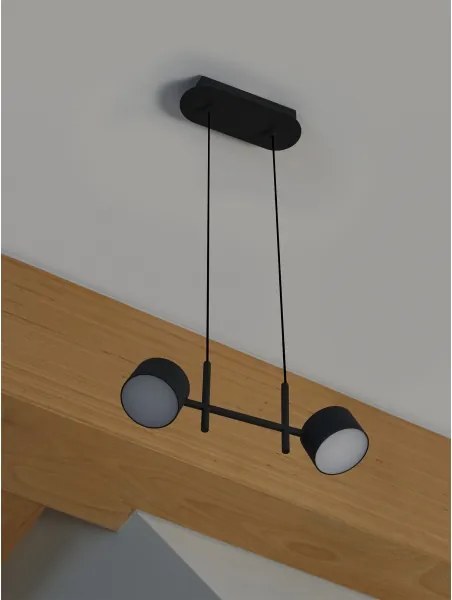 Osram - Lampă suspendată LED dimabilă DECOR KYOTO, 2xLED/10W/230V, negru
