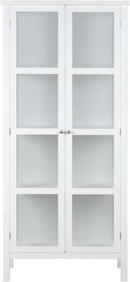 Vitrină cu 2 uși Actona Eton, înălțime 180 cm,alb
