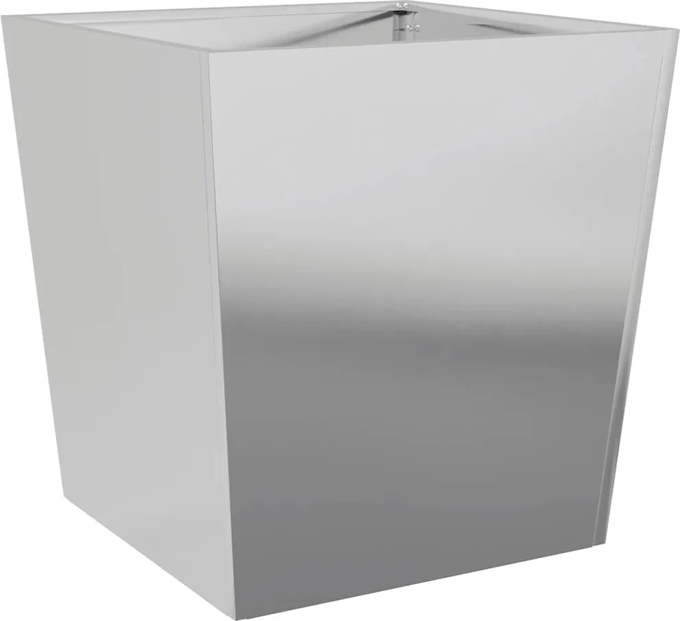 vidaXL Jardinieră de grădină, 50x50x50 cm, oțel galvanizat