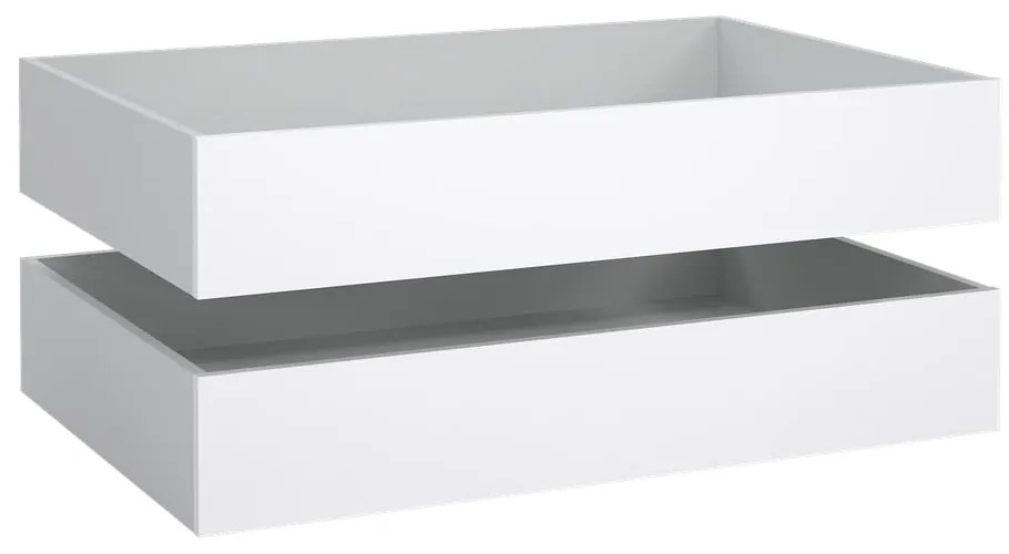 Sertare sub pat albe 2 buc. Naia – Tvilum