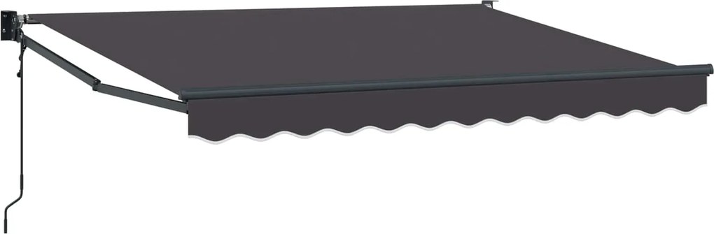 vidaXL Cort electric retractabil Antracit 2,5 x 2 m