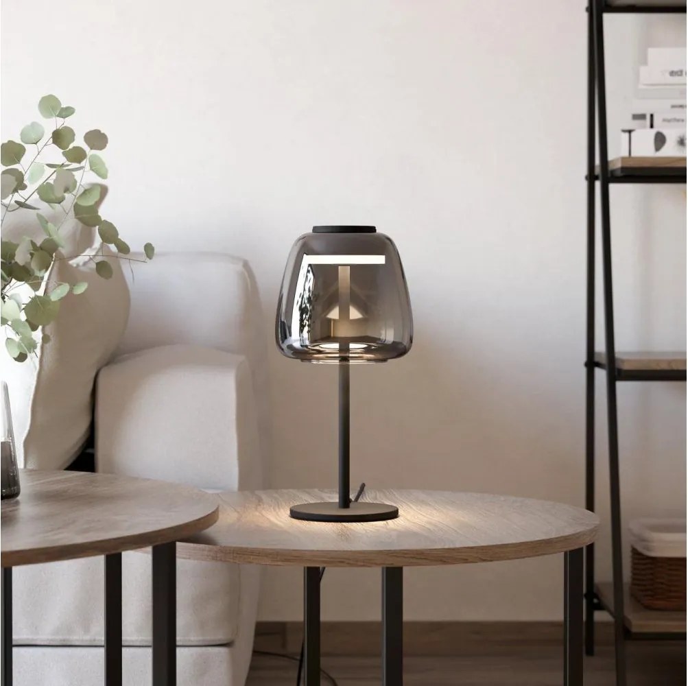 Eglo 901195 - Lampă de masă LED RGBW dimmabilă ALFERO-Z LED/7,7W/230V, fumurie