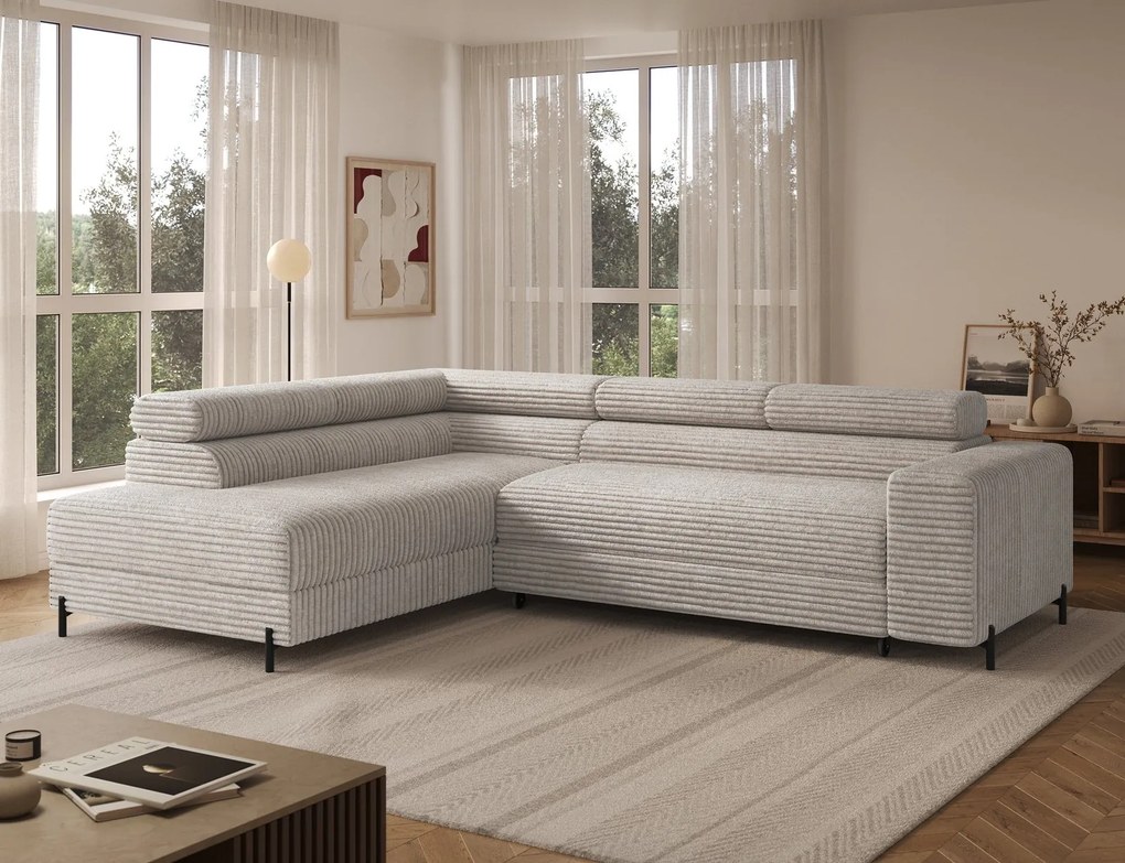 Colțar lemn masiv Colesio Extensibil 274x200 cm Personalizabil - Dreapta, Modullo 40