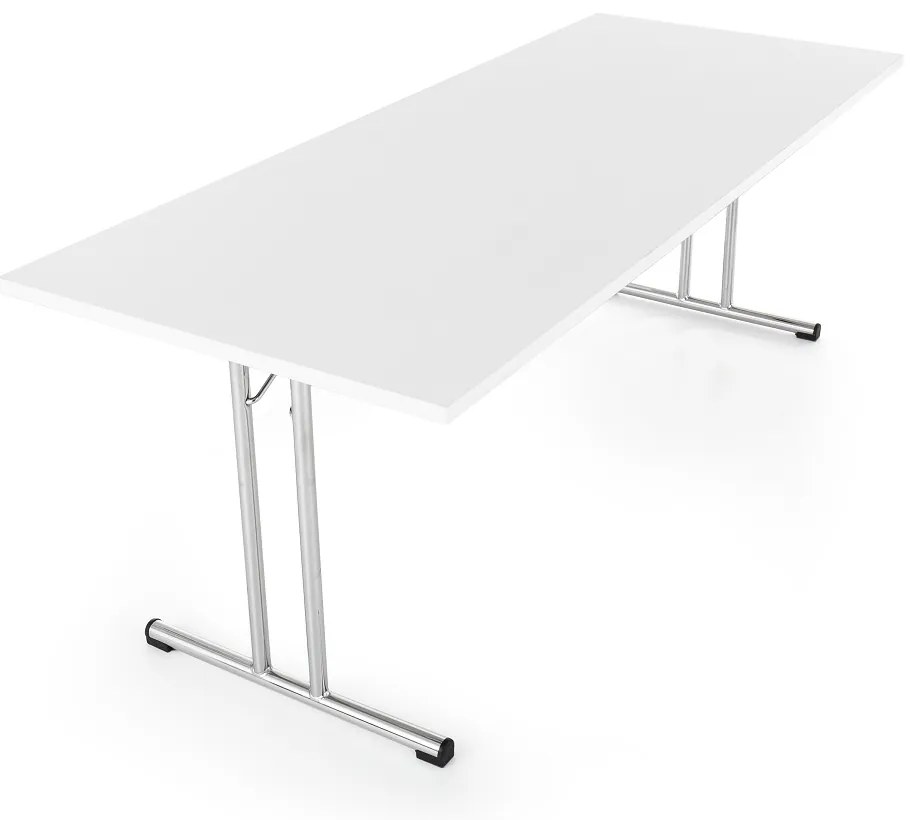 Masa plianta 200 x 80 cm, alba