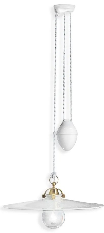Lustra cu inaltime reglabila design clasic realizata manual ASTI 42cm