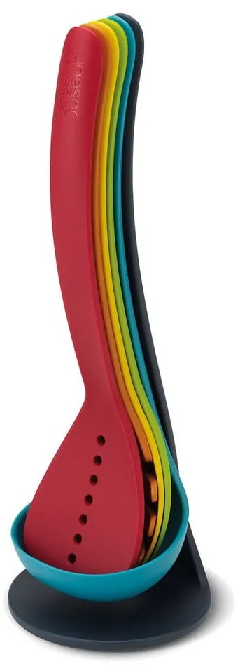 Set 5 ustensile de bucătărie cu suport Joseph Joseph Utensils Plus