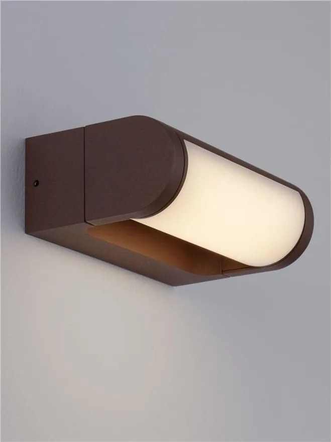 Aplica de perete exterior LED 3000K IP65 Rox corten