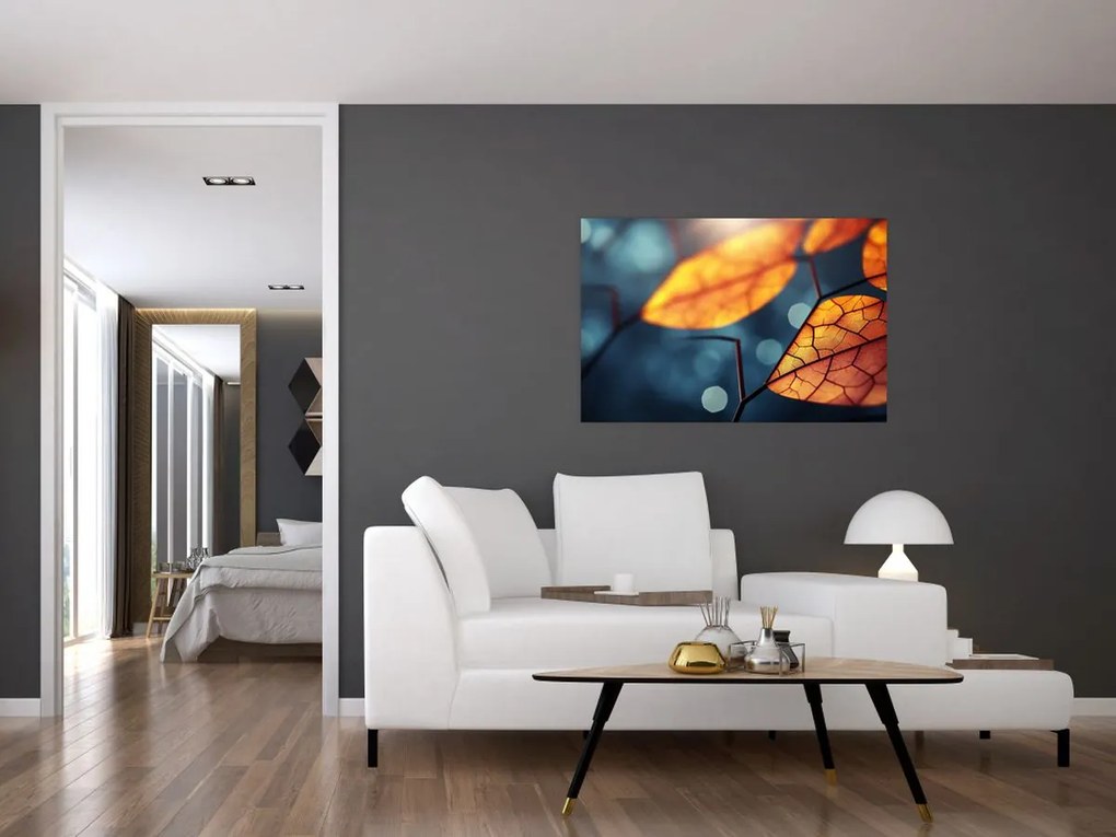 Tablou - Textura frunzelor (90x60 cm)